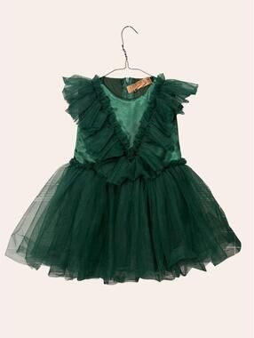 Green Girls Gown
